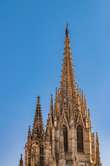 Wall Mural - Barcelona Cathedral Exterior, Gothic District, Spain