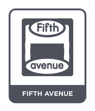 Fifth Avenue Icon Vector