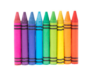 crayon isolated on white background