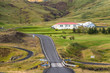 © picturist - Beautiful Iceland landscape with golf course