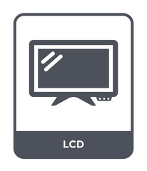 Sticker - lcd icon vector