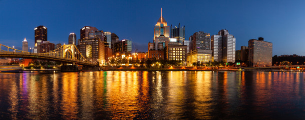 Wall Mural - Pittsburgh skyline and the Allegheny River