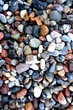 Steine und Kies am Strand und am Sand an der Ostsee
