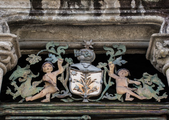 Wall Mural - Ornate Metal Babies, Braga, Portugal