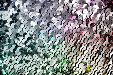 Sticker - Metallic sequins background