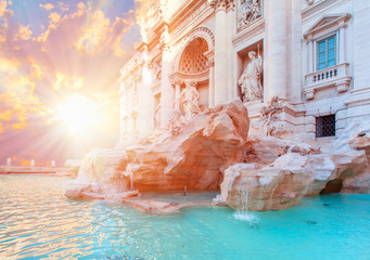 Wall Mural - Trevi Fountain (Fontana di Trevi) in Rome, Italy