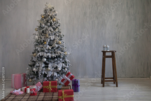 Christmas Home Interior Christmas Tree With Gifts Holiday