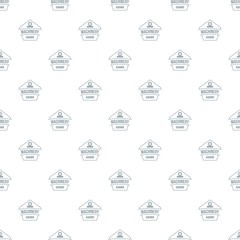 Poster - Machinery pattern vector seamless repeat for any web design