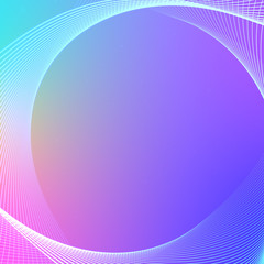 Poster - Abstract background with a colorful dynamic wave.