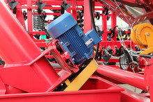 Image Of Electric Motor Of An Agricultural Machine.