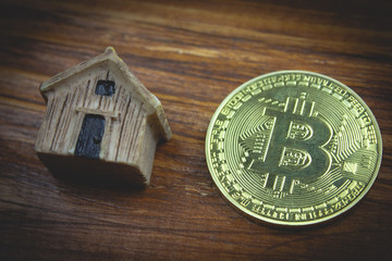 Concept for purchasing real estate with Bitcoins