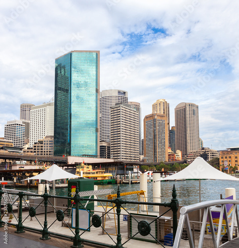 Foto View of Circular Quay, Sydney, New South Wales, Australia.