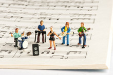 Rock Band Miniature People