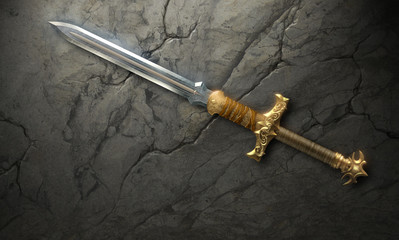 Beautiful fantasy sword