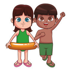 Sticker - cute children cartoon