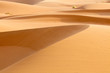 dunes with lines  in desert in Morocco