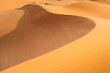 dune in light and shadows  in desert in Morocco