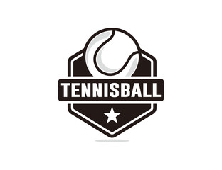 Wall Mural - Tennis logo template