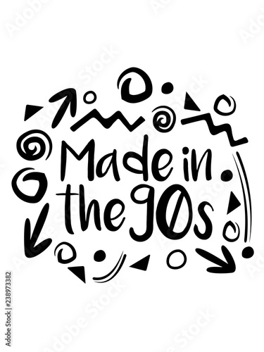 Made In The 90s Text 90er Bunt Girl Neunziger Jahre Retro Cool Funky Style Logo Design Geburtstag Geschenk Party Feiern Jahrgang Jahrzehnt Buy This Stock Illustration And Explore Similar Illustrations At
