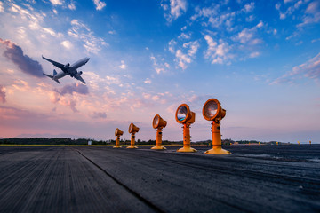 Airport approach landing lights