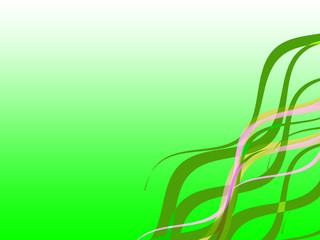 Sticker - green background