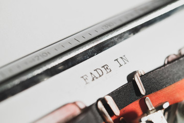 Poster - Typewriter vintage text 