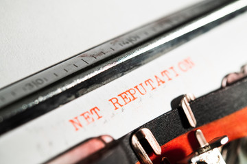 Poster - Typewriter vintage text 