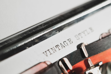 Poster - Typewriter vintage text 