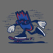 crack monster skateboard