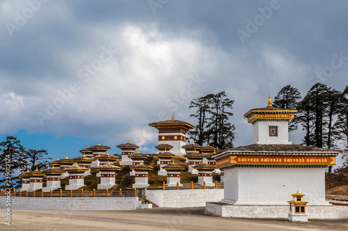 Fotografía Dochula pass on the road from Thimpu to Punakha, Bhutan