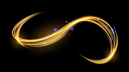 Aufkleber - fantasy light speed background
