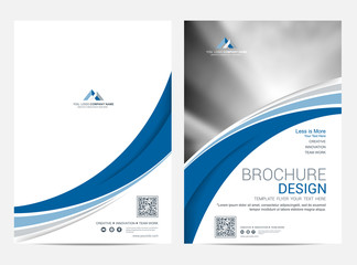 Wall Mural - brochure template flyer design vector background
