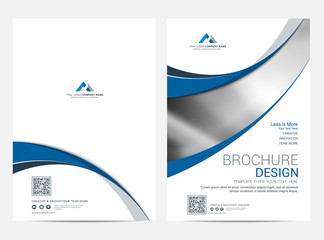 Wall Mural - brochure template flyer design vector background