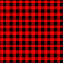 Red Black Tablecloth Plaid With Diagonal Lines