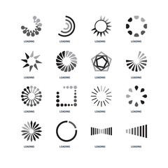 Poster - Set Of 16 icons such as Loading, Loading icon