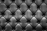 Fototapeta Sypialnia - luxury black leather texture , seamless background
