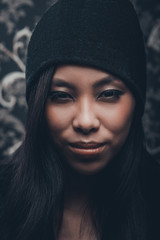 Poster - Portrait of asian young woman