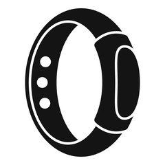 Poster - Small fitness tracker icon. Simple illustration of small fitness tracker vector icon for web design isolated on white background