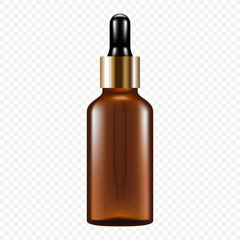 Poster - dropper in glass bottle icon. realistic illustration of dropper in glass bottle vector icon for web 