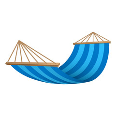 Wall Mural - hammock icon. realistic illustration of hammock vector icon for web design
