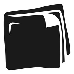 Poster - Leather wallet icon. Simple illustration of leather wallet vector icon for web design isolated on white background
