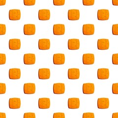 Poster - Cracker biscuit pattern seamless vector repeat for any web design