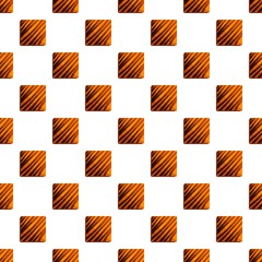 Poster - Square choco biscuit pattern seamless vector repeat for any web design
