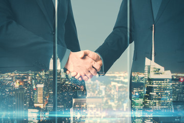 Aufkleber - Teamwork and partnership concept
