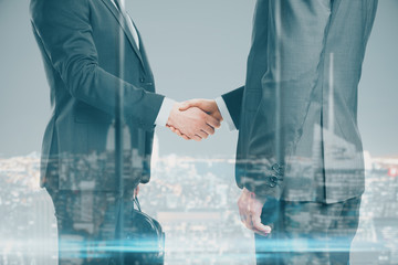 Aufkleber - Teamwork and finance concept