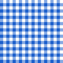 Blue Tablecloth Diagonal Lines Pattern