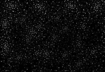 stars dot and spots galaxy space black and white distress seamless pattern abstract background vecto