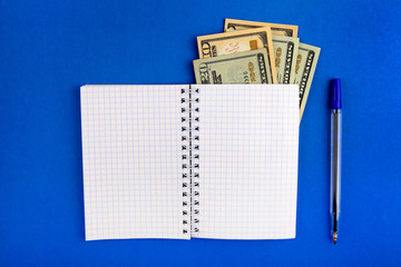 Notepad with a Money