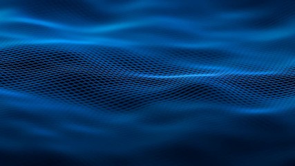 Poster - Abstract 3d rendering of seamless looped animation. Modern background design, 4k video