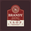© Vlad Klok - Brandy label template
